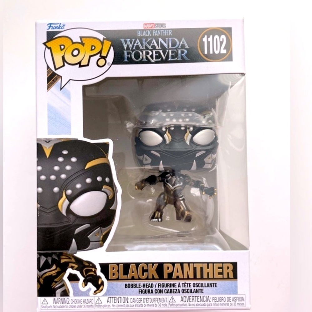 Funko Pop ! Marvel (MCU) Black Panther #1102 Figure